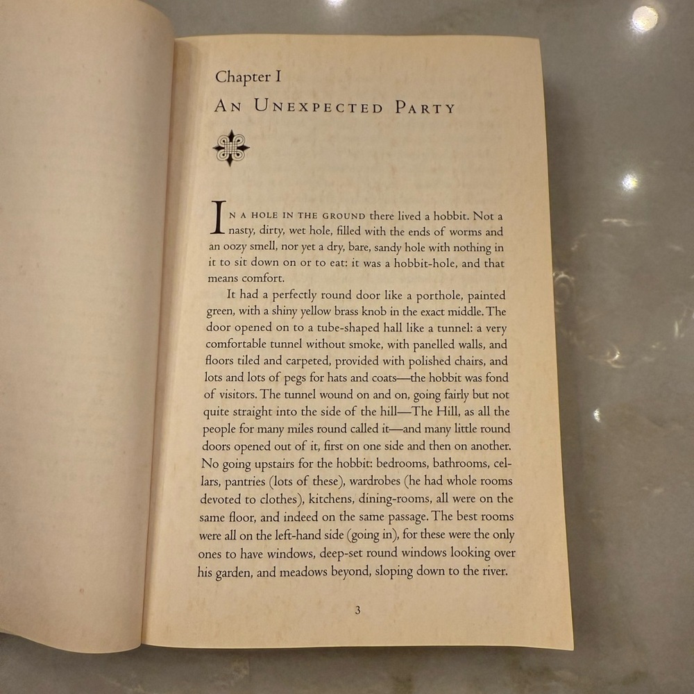 The Hobbit by J.R.R. Tolkien Paperback - Picture 3 of 4